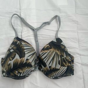 Victoria's Secret Leaf Print Bikini Top